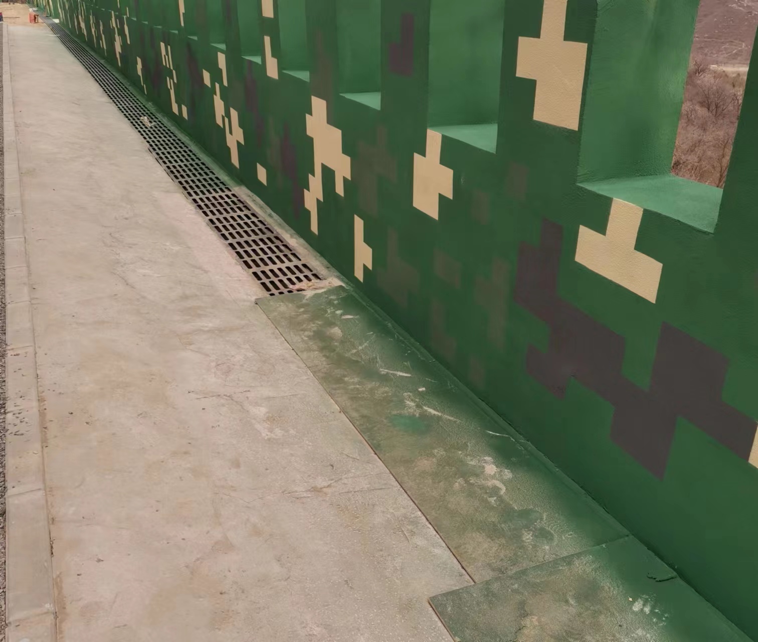 拉萨围墙迷彩喷涂,数迷彩漆